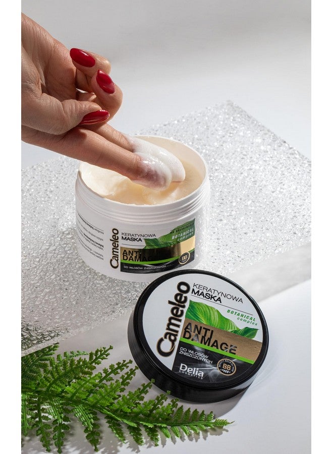 Cameleo Delia Damaged Hair Keratin Mask Reconstruction 200ml - Image 2