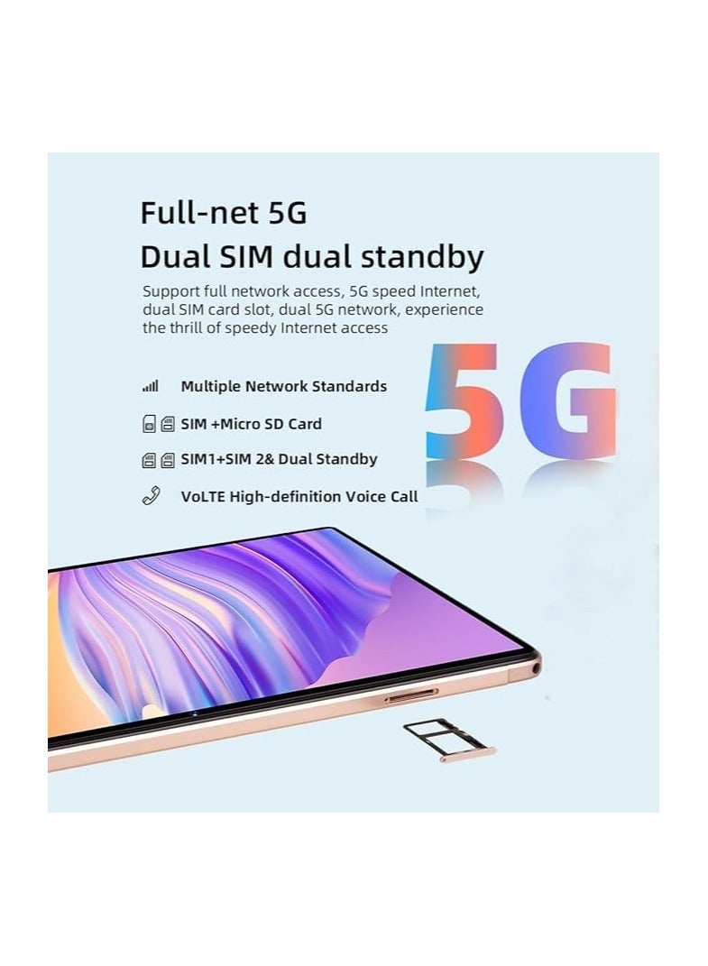 اكس برايم جهاز لوحي ذكي X-Prime A15 Max بشاشة عالية الدقة مقاس 10.1 بوصة، يعمل بنظام Android 13، مع لوحة مفاتيح وماوس وشريحتي اتصال وشبكة 5G وواي فاي وذاكرة وصول عشوائي (RAM) سعة 8 جيجابايت وذاكرة قراءة فقط (ROM) سعة 256 جيجابايت وكاميرا مزدوجة ودعم Google Meet وZoom (رمادي) - Image 2