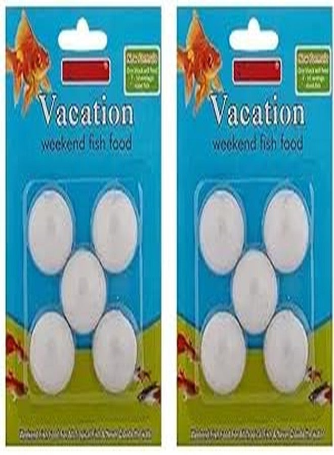 ALLY AQUA Dry Vacation Weekend Holiday Fish Food for All Life Stages,2 Count - Image 1