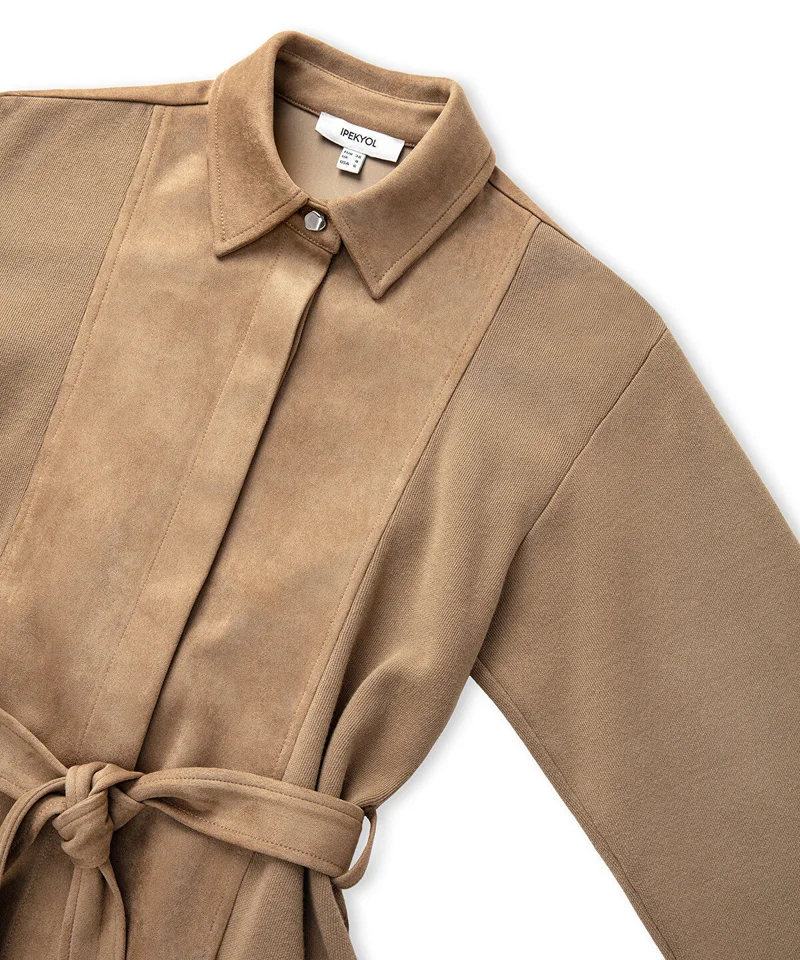 Ipekyol  Mixed Media Belted Jacket for Women | Best Price UAE