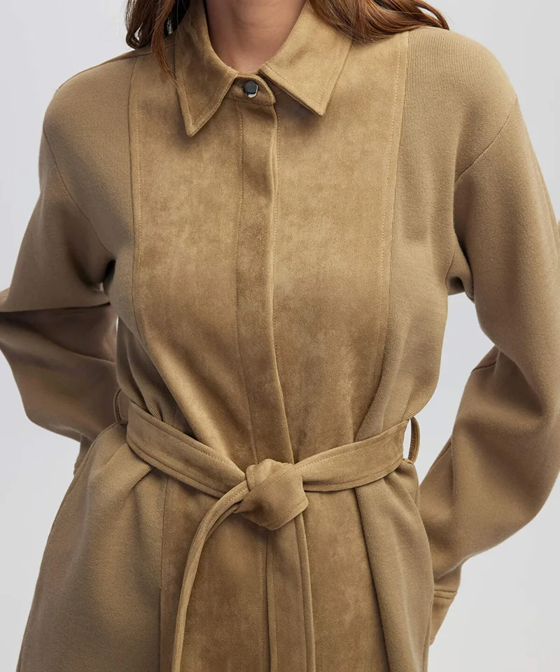 Ipekyol  Mixed Media Belted Jacket for Women | Best Price UAE