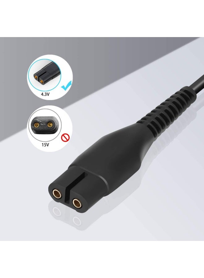 4.3V Charger Cable for Philips Shaver, USB Replacement Power Cord for Philips Norelco OneBlade Razor Chargers A00390 QP2520/90/70/RQ320/RQ328/RQ330/RQ331 Electric Shavers Accessories - Image 3