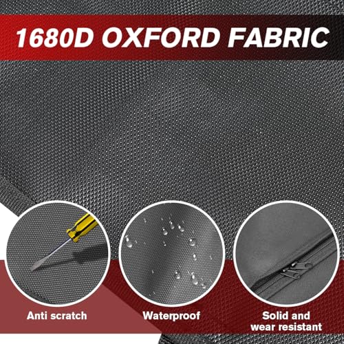 MFC Soft Canvas Roof Top Compatible with for 2014-2023 UTV Polaris RZR 900 900S 1000 S XP1000 Turbo 2 Seater Soft Top Roof Sun Visor Replacement for Part Number 2883073 - Image 2
