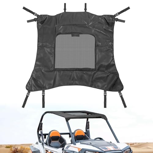 MFC Soft Canvas Roof Top Compatible with for 2014-2023 UTV Polaris RZR 900 900S 1000 S XP1000 Turbo 2 Seater Soft Top Roof Sun Visor Replacement for Part Number 2883073 - Image 1
