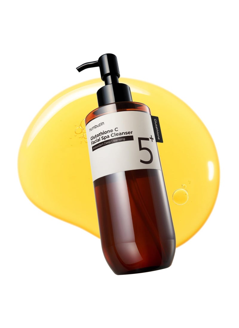 numbuzin numbuzin No.5 Cleansing Oil | Glutathione C Facial Spa Cleanser | Oil Cleanser for Face | Glutathione, Vitamin C, Niacinamide | Aromatherapy, Uneven Skin Tone | 6.76 fl. oz.  - Image 1