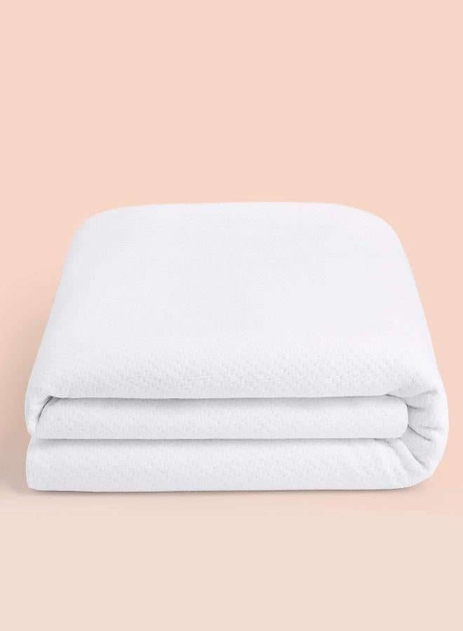 Casper Casper Sleep Waterproof Mattress Protector, Full, White  - Image 2
