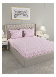 Raymond Raymond Home King Flat Sheet Super Soft 120 TC Pure Cotton (274x274 cm, 46x69 cm) Flat sheet & 2 PillowCases  - Image 1