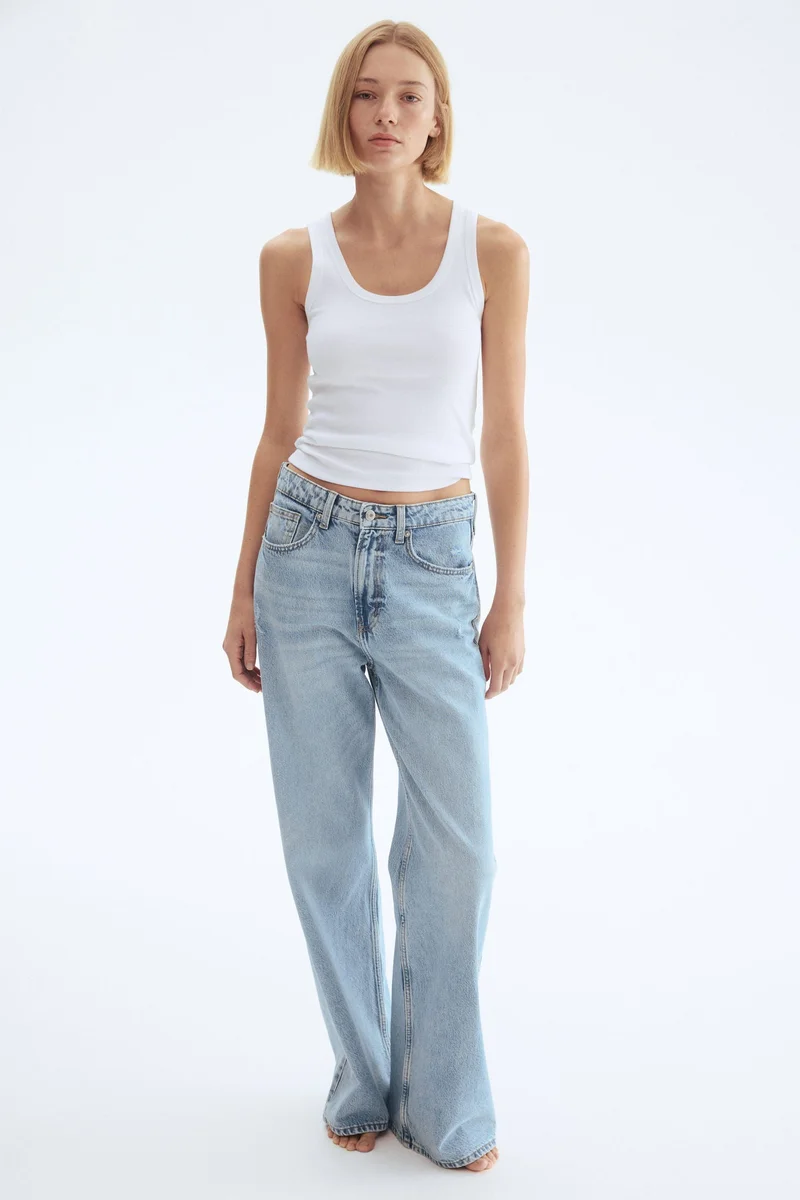 H&M Wide Ultra High Jeans