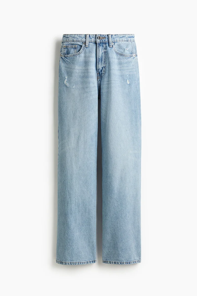 H&M  Wide Ultra High Jeans for Women | Best Price UAE