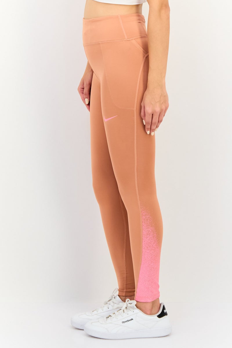 Nike Women Sportswear Fit Training Leggings, Nude - Image 4