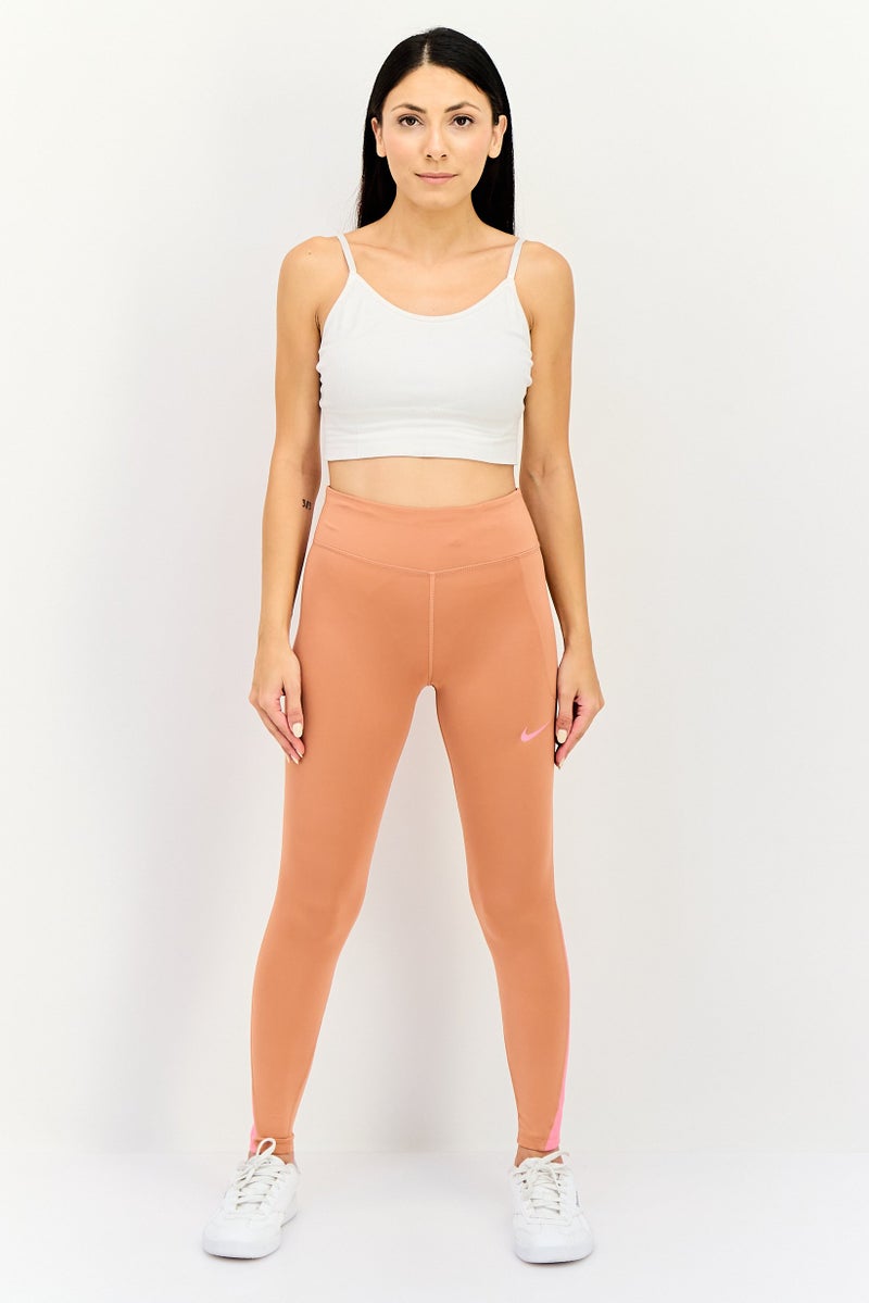 Nike Women Sportswear Fit Training Leggings, Nude - Image 2