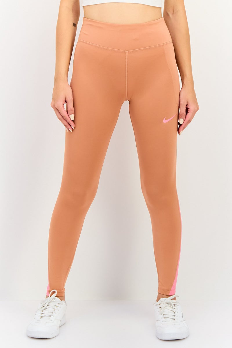 Nike Women Sportswear Fit Training Leggings, Nude - Image 1