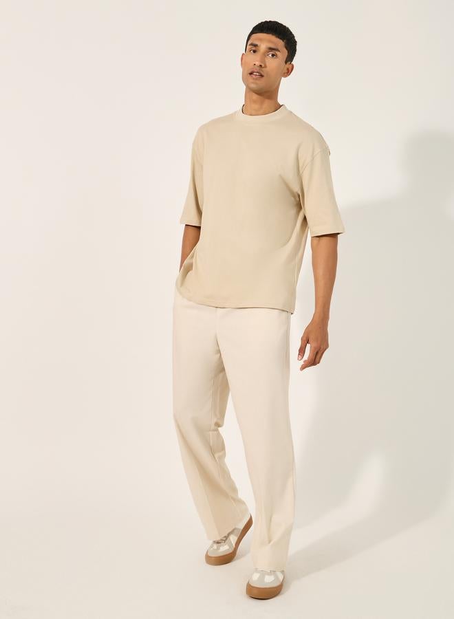 Styli Elasticated Waistband Oversized Trousers  - Image 2
