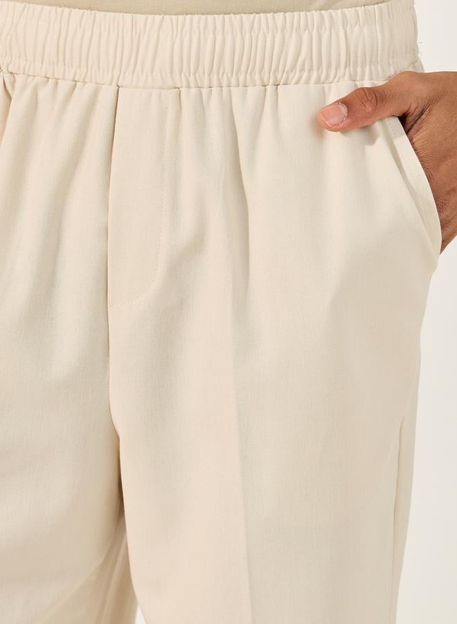 Styli Elasticated Waistband Oversized Trousers  - Image 3