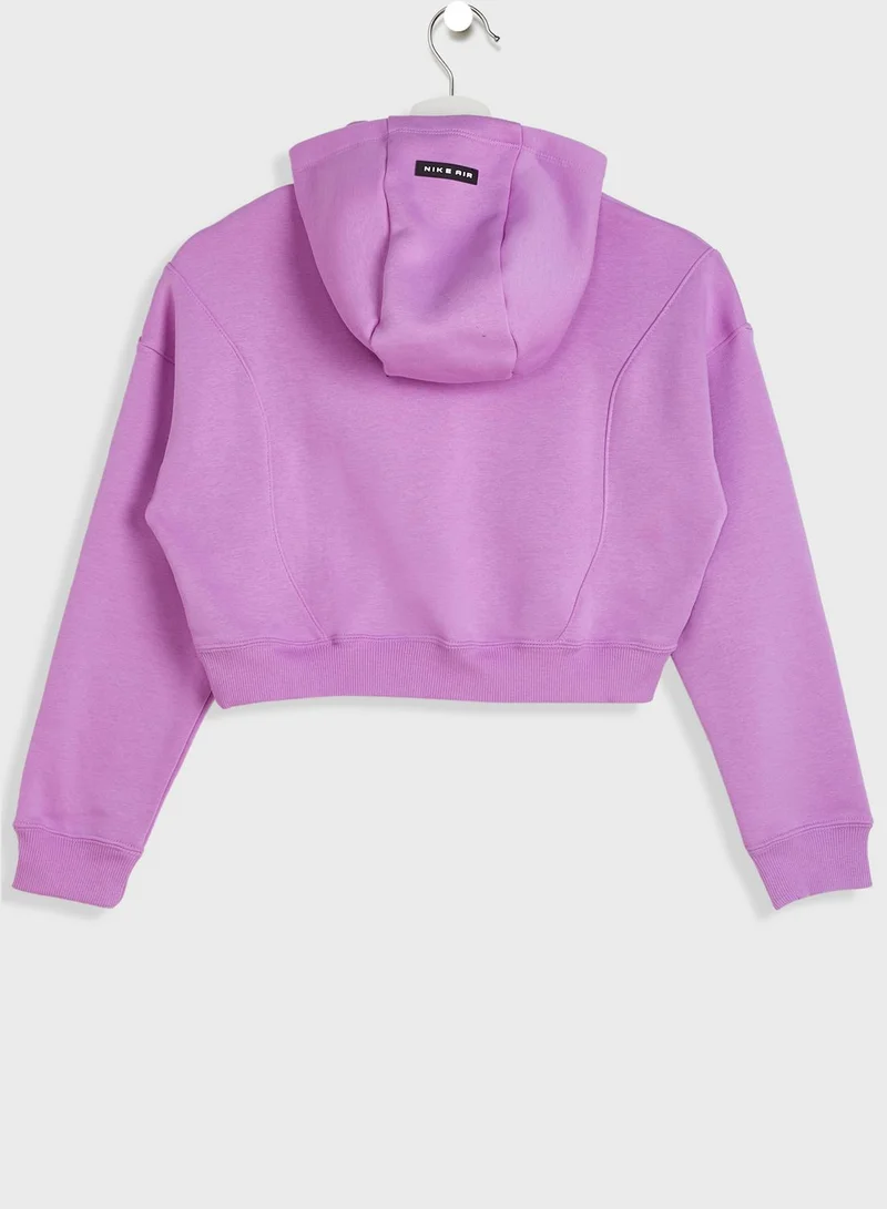 Nike Youth Nsw Air Cropped Hoodie