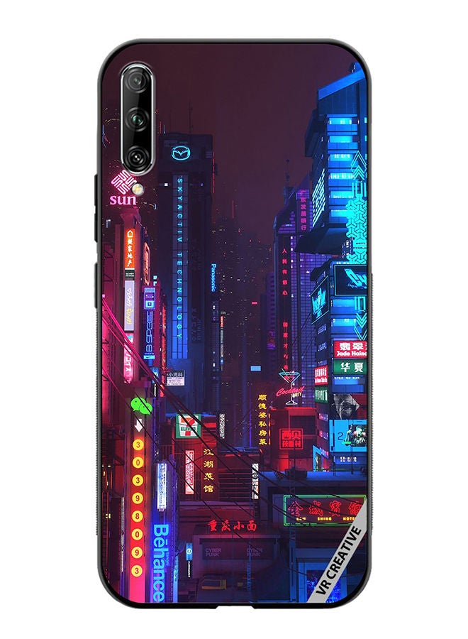 VR CREATIVE Protective Case Cover For Huawei Nova Y9S Street Nights Design Multicolour - Image 1