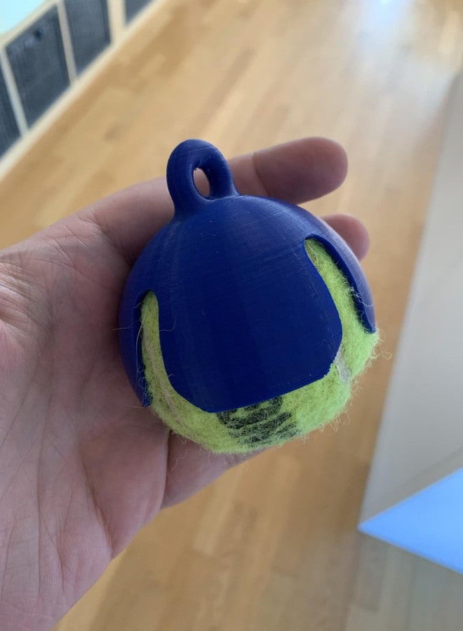 CERO 3D Printed Tennis Ball Holder (Black PLA Plastic) - Image 3
