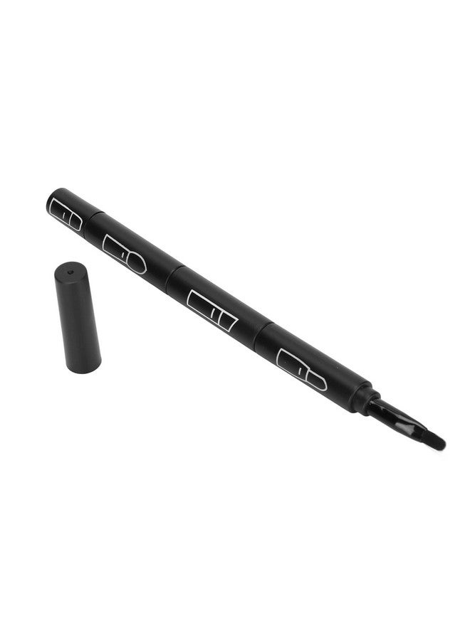 Filfeel 4 In 1 Telescopic Makeup Brushes Set Portable Retractable Lip Eyebrow Eyeshadow Cosmetic Brushes(Black) - Image 5