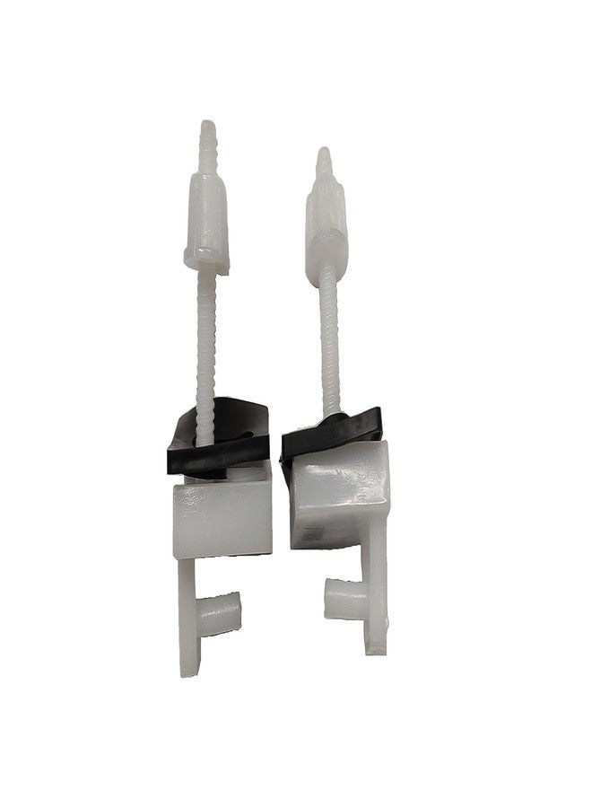 BEUWFEL Toilet Seat Screw Hinges for Modern Commode | Western Toilet Commode Parry Type Clamp Box | Universal Toilet Seat Clamp Hinges (Pair) - Image 3