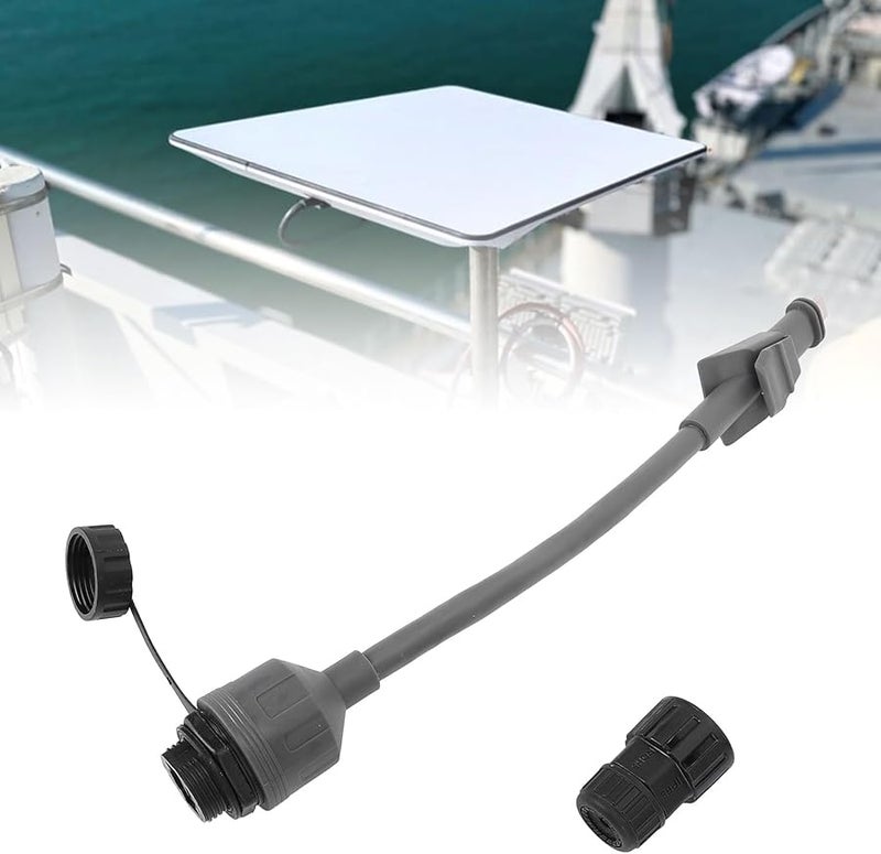 Eujgoov SPX Male to RJ45 Adapter for Flat Ethernet Cable Extension with PoE Injector IP68 - Image 4