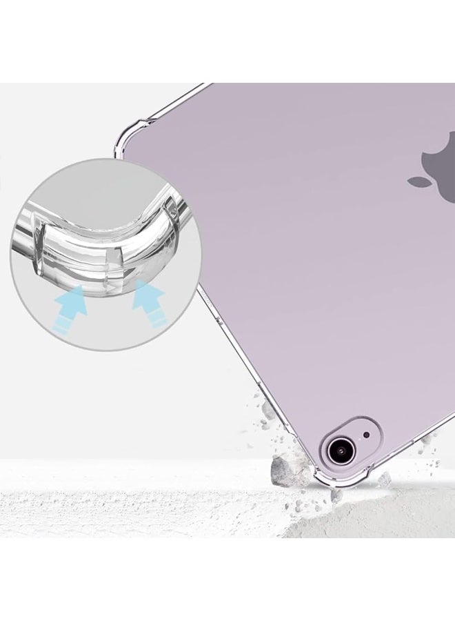 Transparent protective case for iPad Air 13-inch M2 2024, soft transparent thermoplastic polyurethane cover, scratch-resistant and shockproof, transparent (13 inch) - Image 4