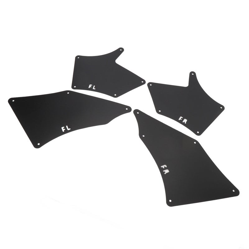 4PCS Splash Guards Liner Shields with Clips Front Left Right Wheel Inner Mudguards Liner Set for Tacoma 2005 to 2020 Black - Image 2