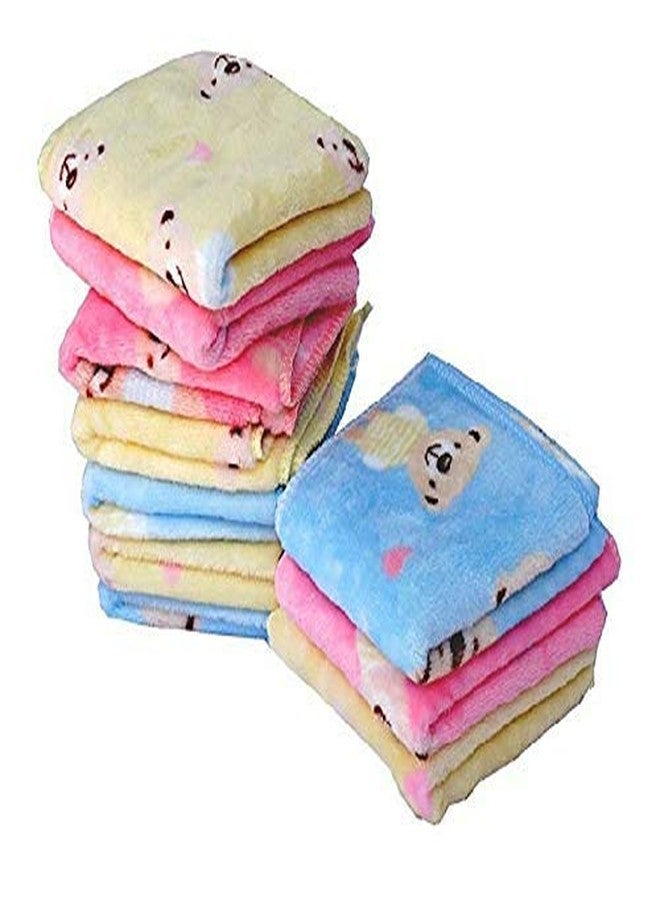 Motoway Women's Soft face Cotton Towel Handkerchief with Cute Cartoon Prints (Multicolour) - Pack of 6 - Image 3