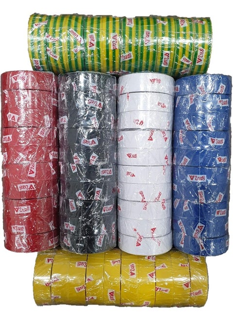 Insulation Tapes Assorted Colours Assorted 6 Pieces