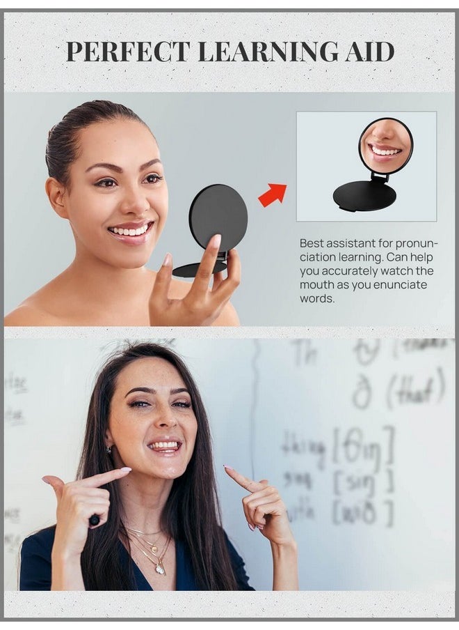 Getinbulk - Compact Mirror Bulk, Small Makeup Mirror For Purse, Set Of 12 (12 Colors) - Image 1