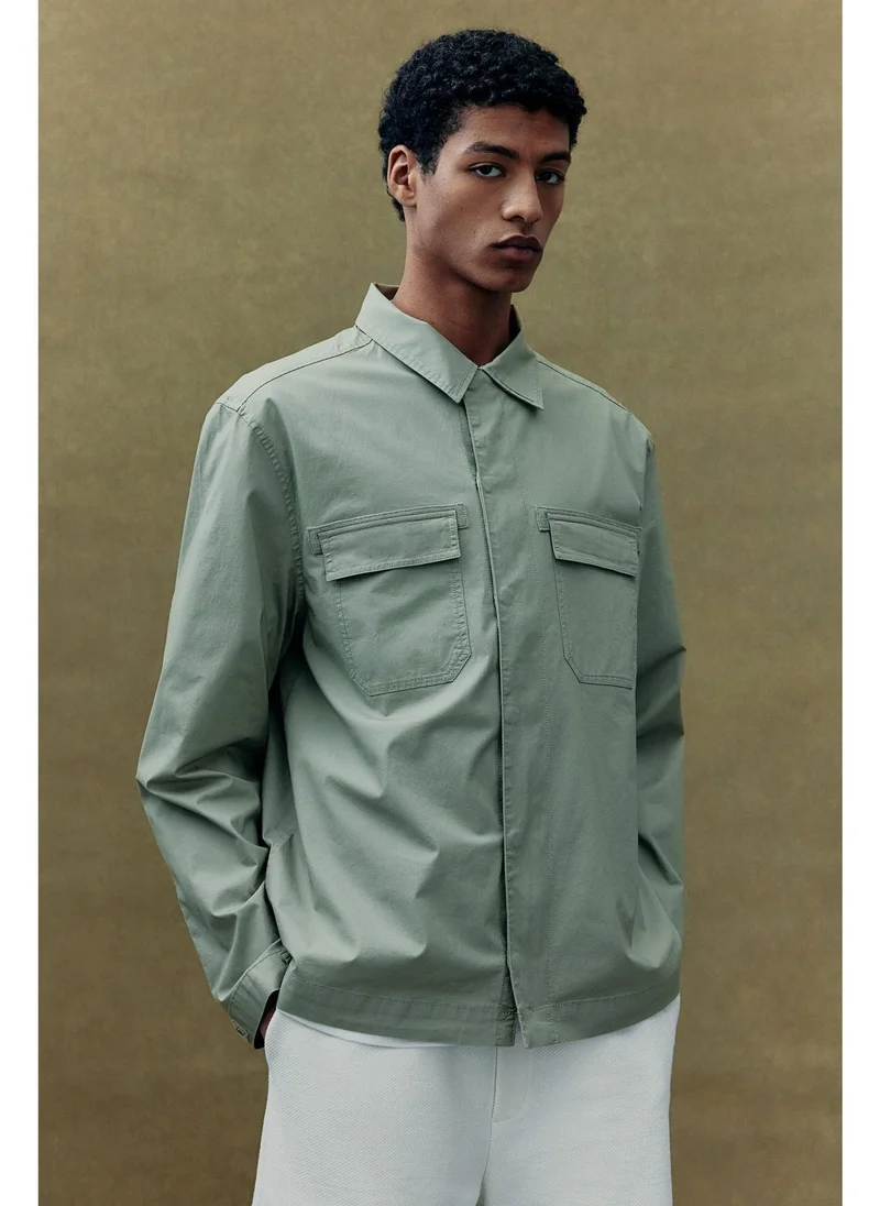 H&M Regular Fit Utility overshirt