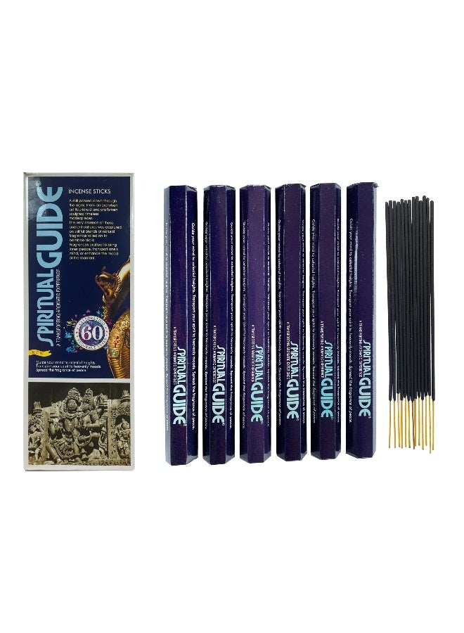 PADMINI Spiritual Guide Stick Incense 120 Pack (6 x 20 Sticks) - Image 1
