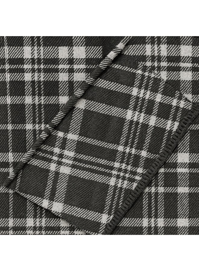 Tango Button Shorts (Pattern) Grey & Black Strips - Image 5