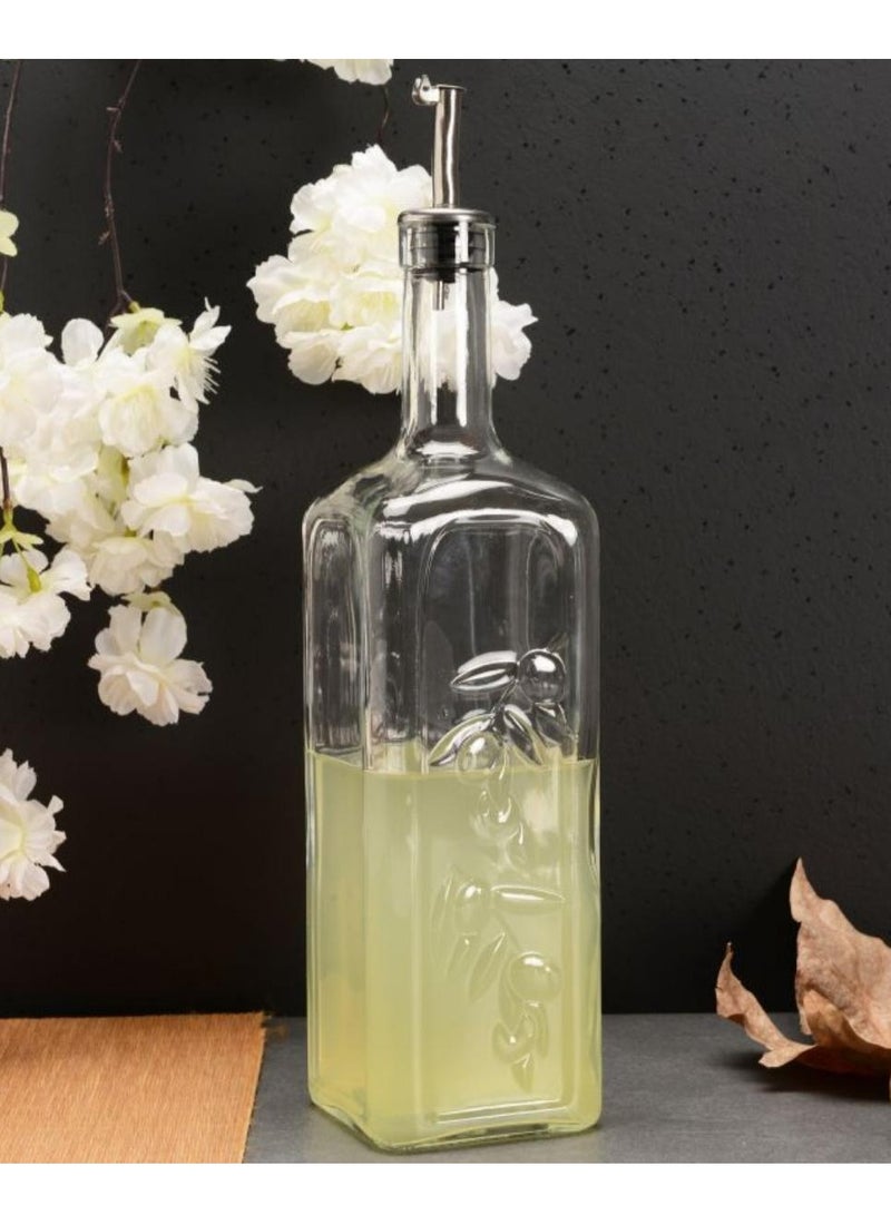Pasabahce Homemade Oil & Vinegar Serving Bottle 1000 ml Clear - Image 5