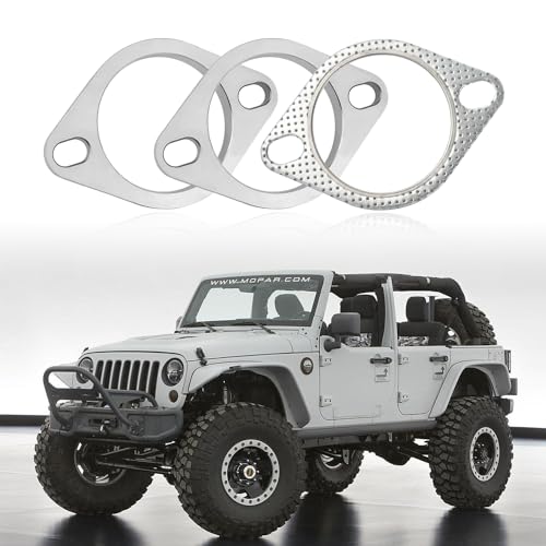 Aokdom 2-Bolt 3 Inch Exhaust Flange Repair Kit,Stainless Steel Exhaust System Kit with Exhaust Gasket & Exhaust Bolts,Exhaust Pipe Flange Gasket for Automotive Replacement Exhaust Flanges (3") - Image 3