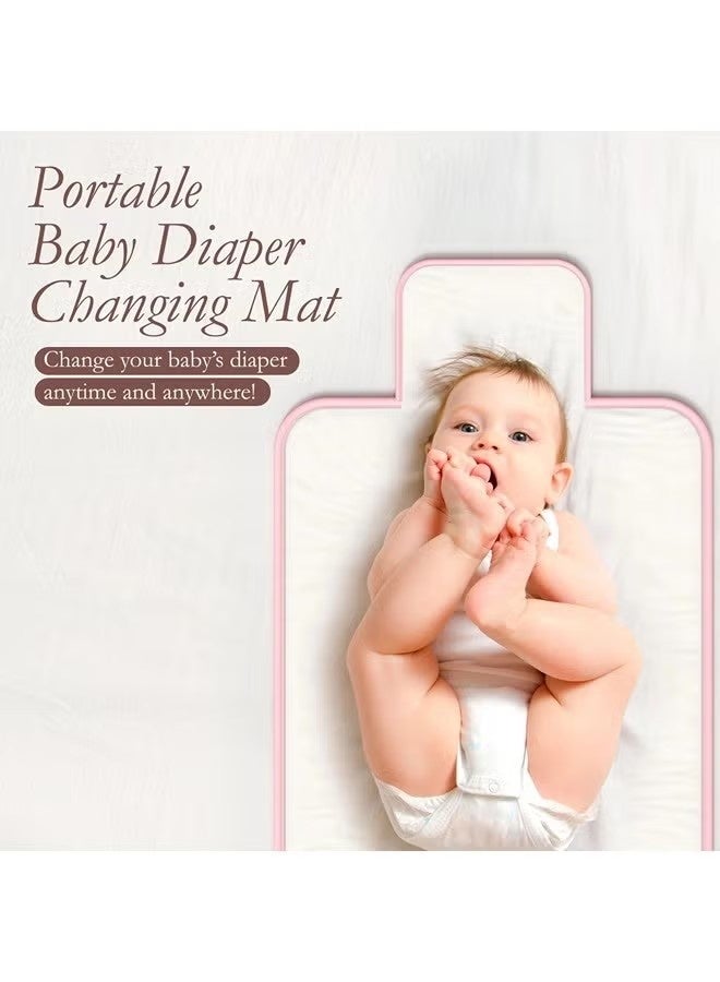 OMEVE Baby Portable Diaper Changing Mat for Travel Waterproof Compact Baby Changing Pad 50*70CM - Image 2