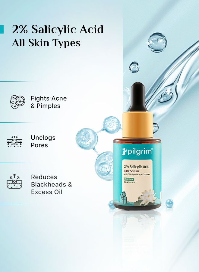 PILGRIM 2% Salicylic Anti-acne serum-30 ml  - Image 3