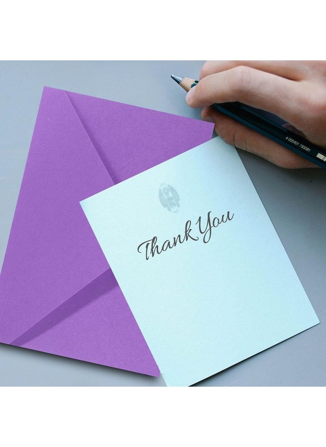YOKIVE 50Pcs Gift Card Envelopes 6 X 4 Inch Mini Envelopes Small Envelopes Credit Card Size Bulk For Thank You Cards Graduation Greeting Birthday Purple  - Image 5