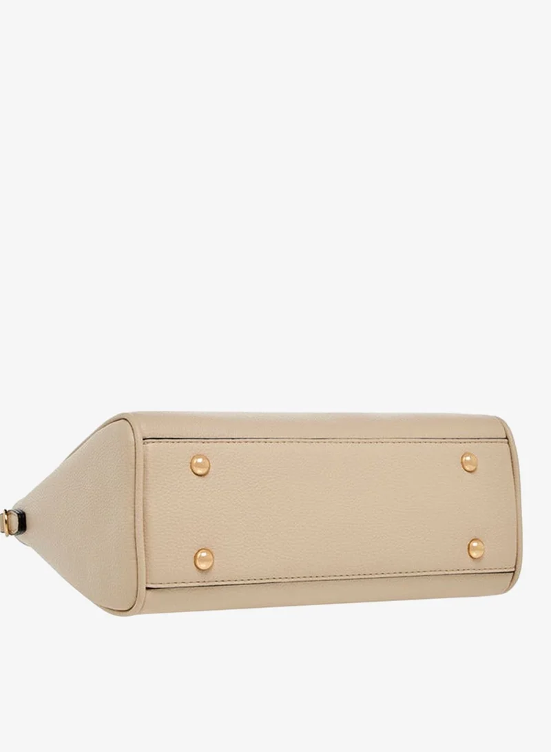 Paprika  Solid Tote Bag with Adjustable Shoulder Strap and Zip Closure for Women | Best Price UAE