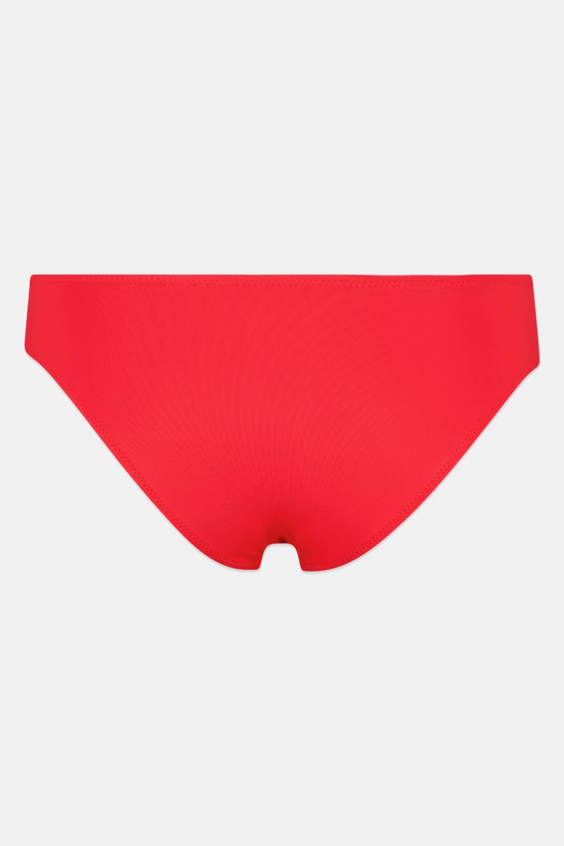 Karl Lagerfeld Women Pull On Bikini Bottom, Red - Image 3