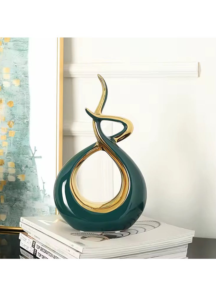 2 Sculptures Suitable Modern Or Traditional Office, Home, Or Hotel Space, Adding A Touch Of Elegance And Sophistication.