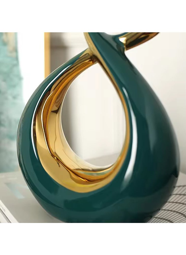 2 Sculptures Suitable Modern Or Traditional Office, Home, Or Hotel Space, Adding A Touch Of Elegance And Sophistication.