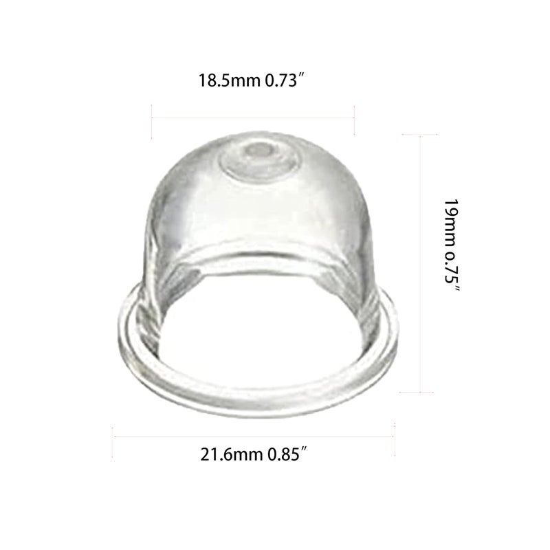 Missiscily 4-Pack 0057003 0057004 Carburetor Primer Bulb Replacement for Homelite Echo Stihl Robi Zama Primer Pouland 561635001 A01195A 0058001 12538108660 - Image 4