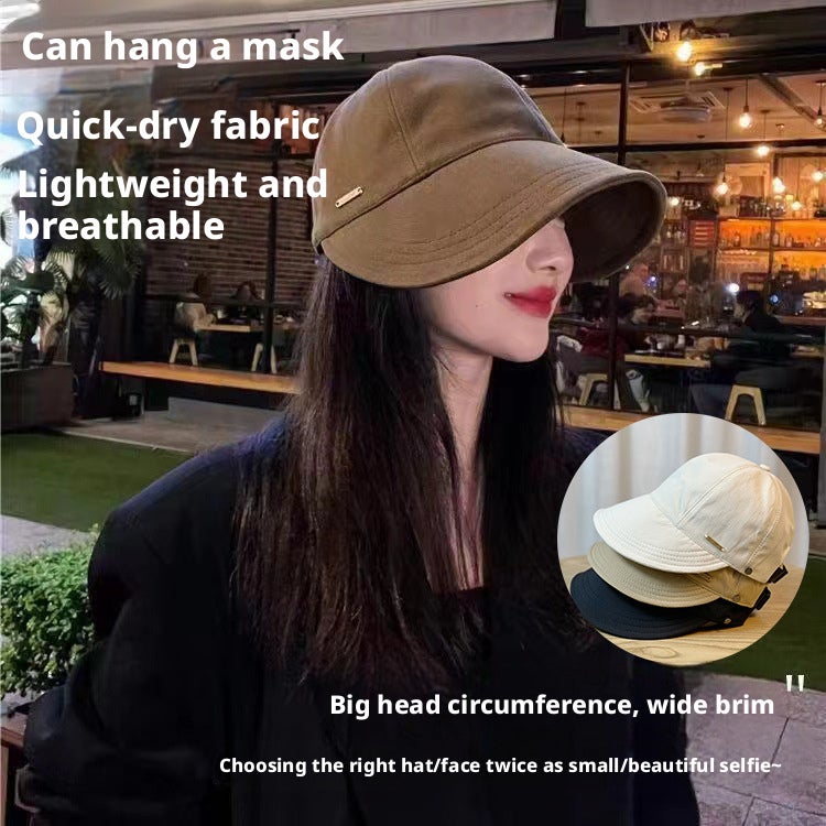 Women's Sun Protection Bucket Hat, Adjustable, Foldable, Wide Brim - Image 1