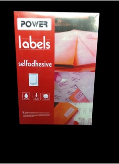 POWER POWER Self-adhesive labels for inkjet printer’s laser and copier machines – A4 SIZE – 100 sheets  - Image 2