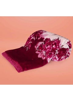 Bezzilish Home Wool Relief Blanket for Heavy Winter Single Bed Full Size for Donation and Gift Purpose with a Fancy Bag Pack of 1 Multicolor