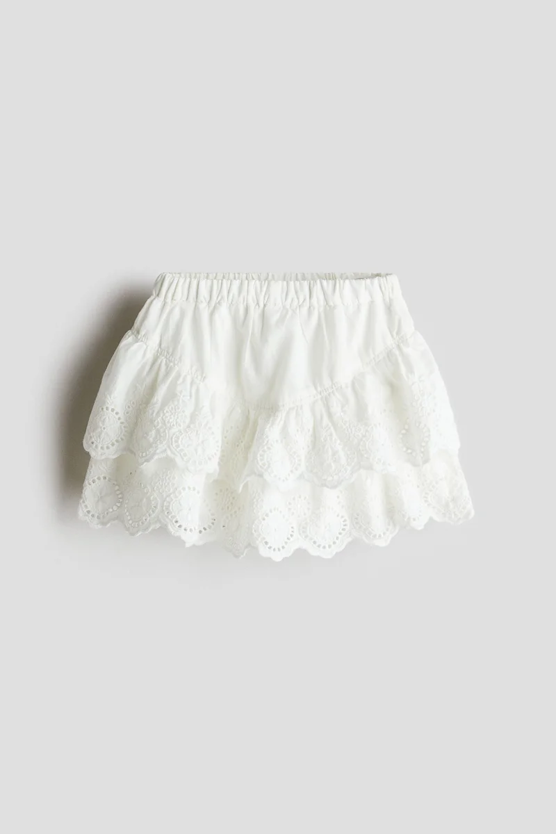 H&M Broderie anglaise skirt