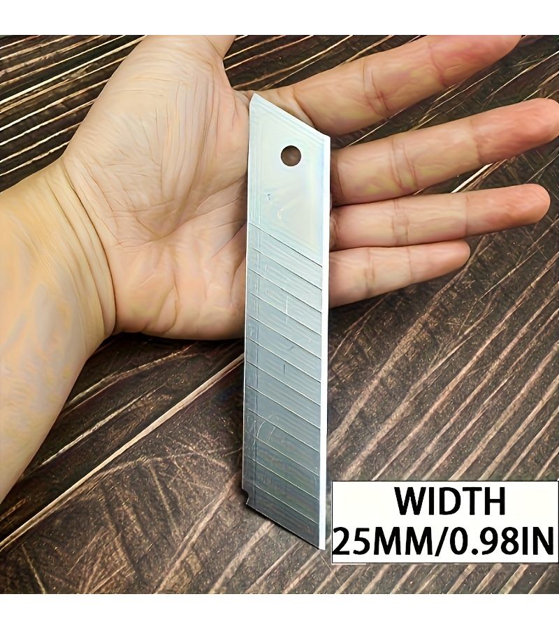 20pcs 25mm Extra Wide High Hardness Blade Replacement Cutter Utility Knife Industrial Cutting Tool - Image 4