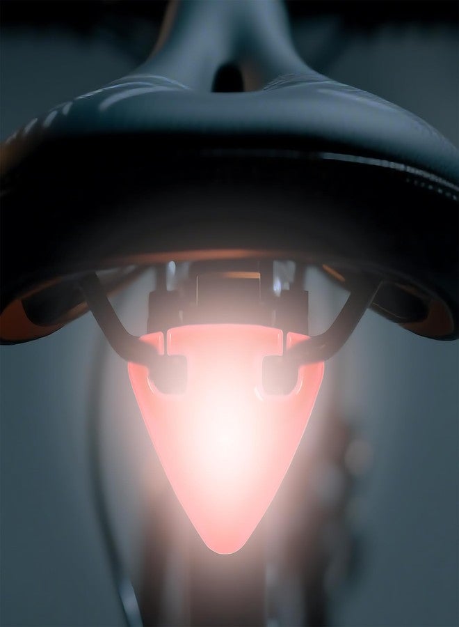 Indusoire 4 قطع عاكسات للدراجات، عاكسات للدراجات للتنقل الليلي، مجموعة عاكسات دراجات مثلثة، ملحقات لراكبي الدراجات في المدن ومالكي الدراجات المتعددة - Image 3