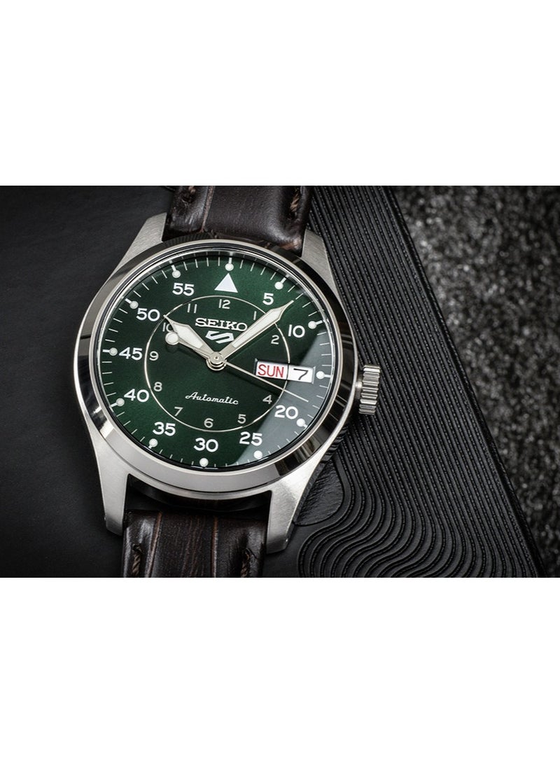 سيكو Seiko 5 â€˜Kelly Green Fliegerâ€™ Suit Style SRPJ89K1 - Image 3