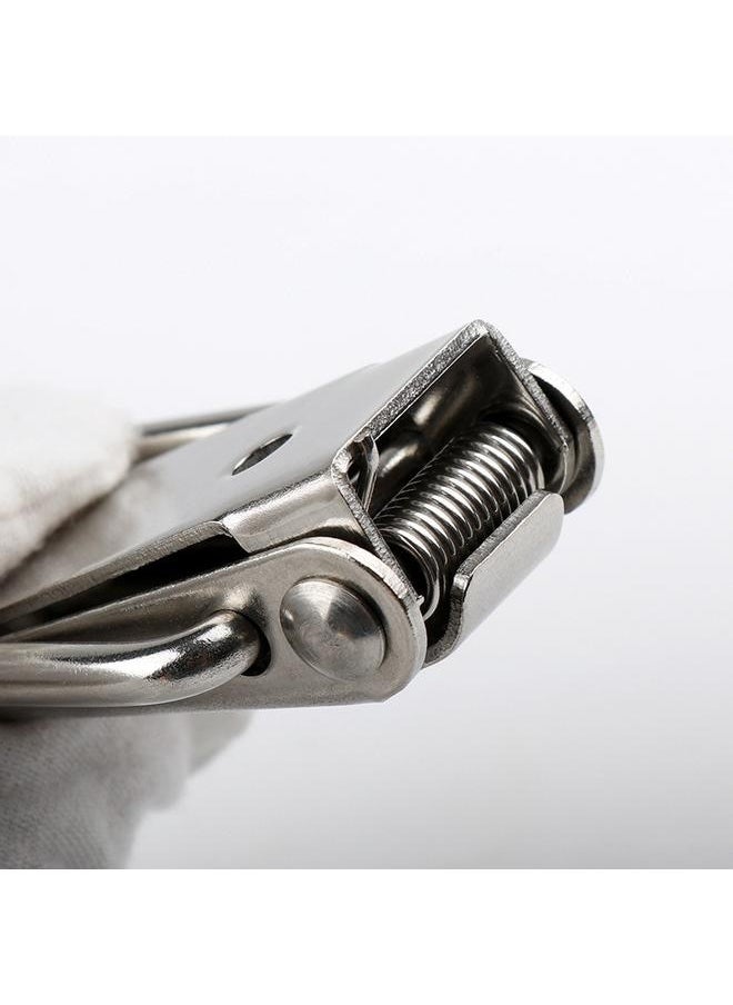 5Pcs Stainless Steel Spring Loaded Toggle Latches  Screws, Case Box Chest Trunk Latch Catches Hasps Clamps  - Image 5